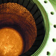 Reaktorboden mit keramischer Auskleidung